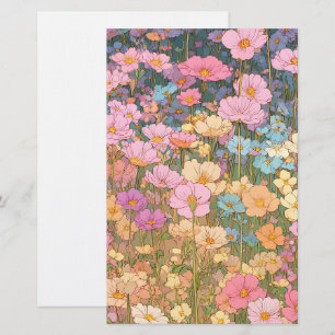 Colourful Wildflower Meadows 3 Stationery