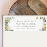Colourful Wildflower Spring Wedding Return Address<br><div class="desc">Add a touch of blooming elegance to your wedding stationery with the Colourful Wildflower Spring Wedding Return Address Label. Perfect for a backyard spring or summer wedding, these personalised address labels feature a vibrant design inspired by delicate summer floral flowers. The charming wildflower motif brings a fresh, romantic vibe to...</div>