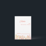 Colourful Wildflower Wedding Advice Card<br><div class="desc">This is Beautiful elegant wildflower Wedding Advice Card. This colourful wildflower wedding advice card is perfect for your simple,  whimsical boho rainbow summer wedding. It is perfect as wedding place cards,  business cards and more. Click on the customise it button to personalise the design.</div>