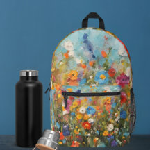 Colourful Wildflowers Backpack