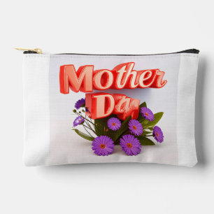 Colourful wildflowers for Mother's Day Accessory Pouch