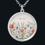 Colourful Wildflowers Necklace<br><div class="desc">Beautiful Colourful Wildflowers Necklace</div>