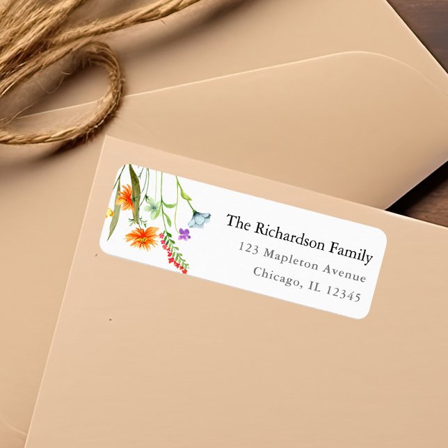 Colourful wildflowers spring florals watercolors (Creator Uploaded)