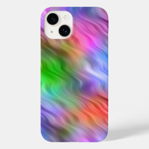 Colourful Wildflowers Wavy Texture Case-Mate iPhone 14 Case
