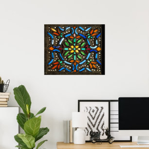 Colourful Window Design Poster