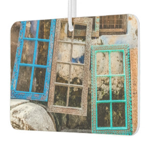 Colourful window frames car air freshener