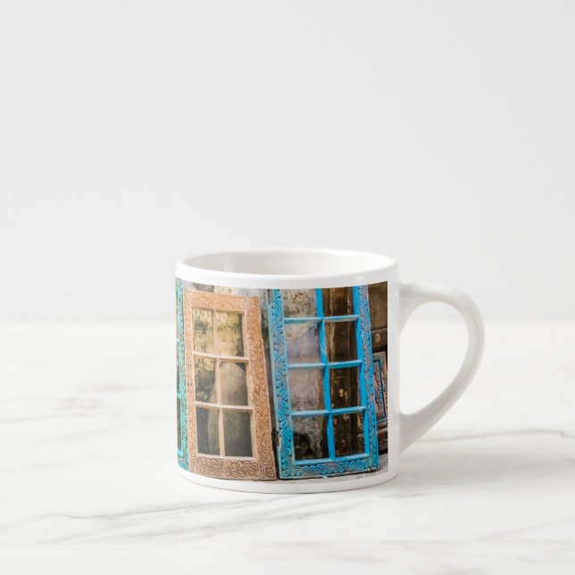 Colourful window frames espresso cup (Right)