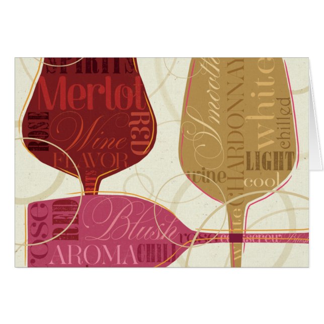 Colourful Wine Glasses (Front Horizontal)