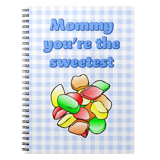 Colourful Wine Gums Notebook (Front)