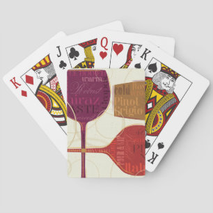 Colourful Wine Playing Cards
