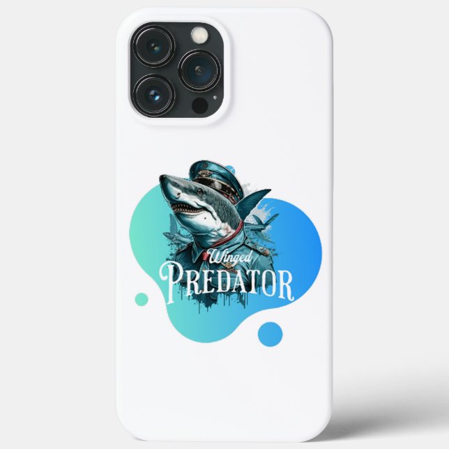 Colourful Winged Predator Iphone 13 Pro Max Cases (Back)