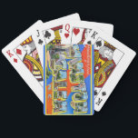 Colourful Wiston Salem NC Playing Cards<br><div class="desc">It's a colourful retro postcard greeting from Winston Salem,  North Carolina repurposed!</div>