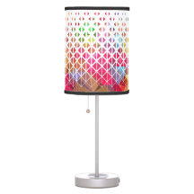 Colourful with a geometric pattern