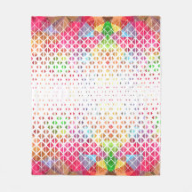 Colourful with a geometric pattern