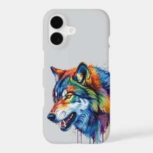 Colourful wolf