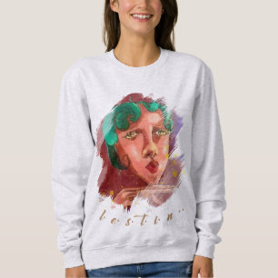 Colourful Woman Portrait Sweatshirt
