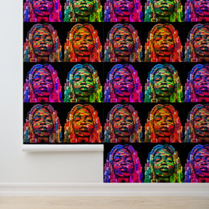 Colourful Women Peel and Stick Wallpaper