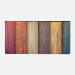Colourful Wood Desk Mat