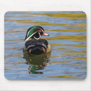 Colourful Wood Duck Mouse Mat