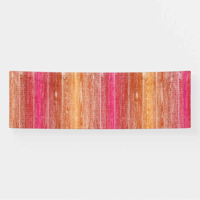 colourful wood wall banner (Horizontal)