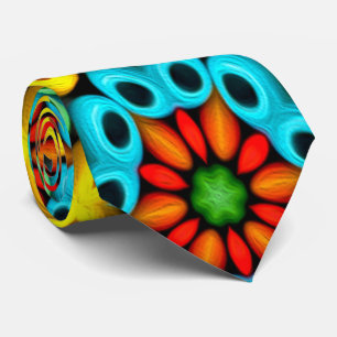 Colourful Wooden Balls Pattern Tie