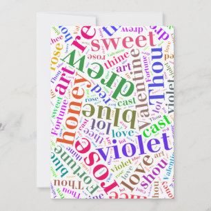 Colourful words
