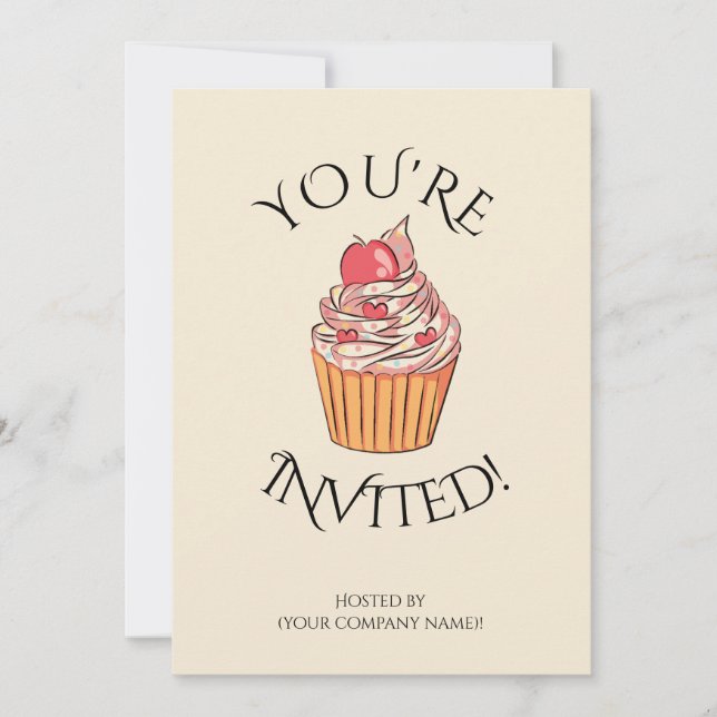 Colourful Work Milestone Celebration Invitation (Front)