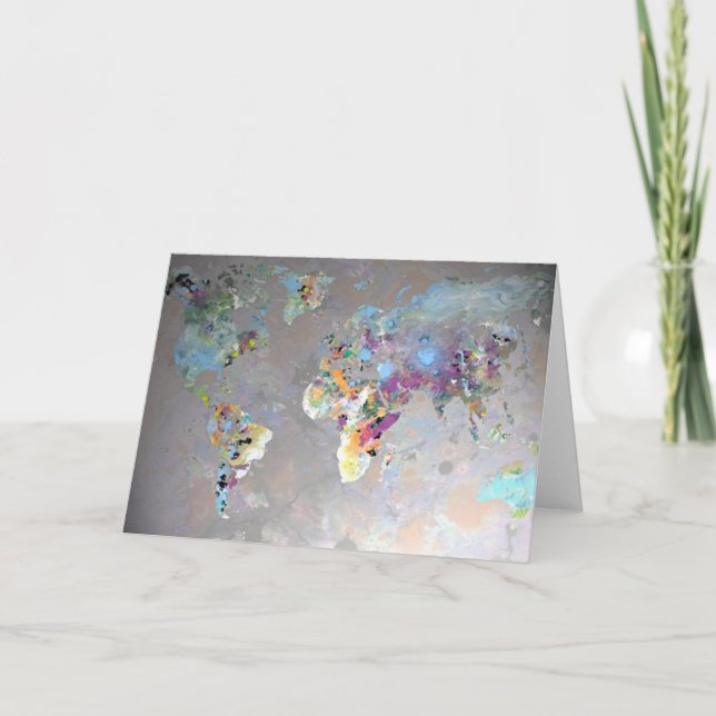 Colourful World Card (Front)