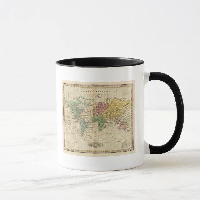 Colourful World Map Mug (Right)