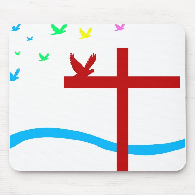 Colourful World Pad Mouse Mat (Front)