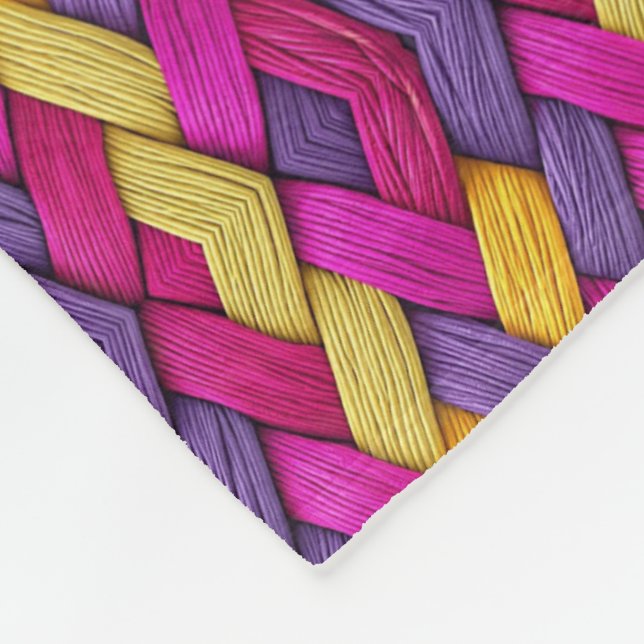 Colourful Woven Pattern Blanket (Corner)