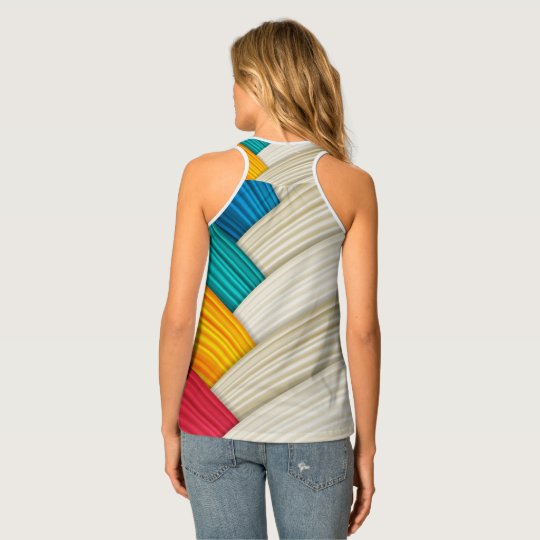 Colourful Wrapped Tank Top