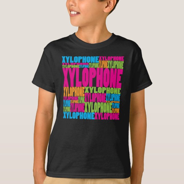 Colourful Xylophone T-Shirt (Front)
