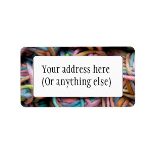 Colourful Yarn Label