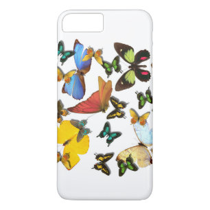Colourful Yellow Blue Green Orange Butterflies iPhone 8 Plus/7 Plus Case