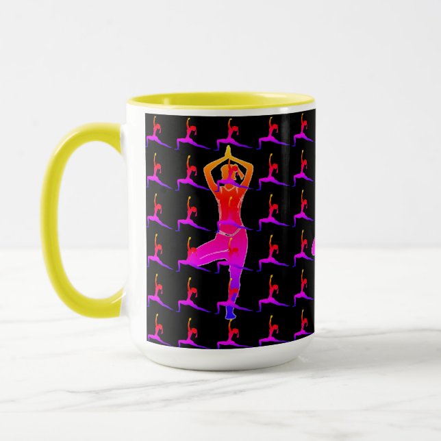 Colourful Yoga Mug (Left)