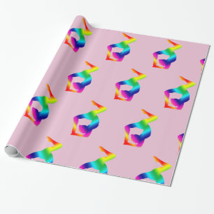 Colourful Yoga Position Wrapping Paper