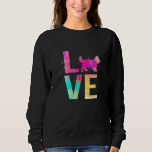 Colourful Yorkshire Terrier Dog Mum Yorkshire Ter Sweatshirt