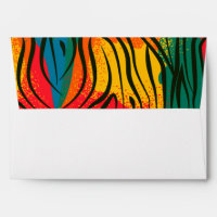 Colourful Zebra Animal Print Pattern
