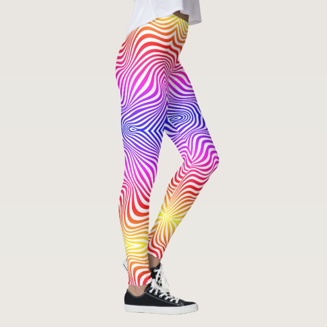 Colourful zebra print  leggings (Right)