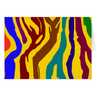 Colourful zebra stripes