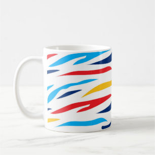 Colourful Zebra Stripes Coffee Mug