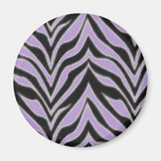 Colourful zebra stripes magnet