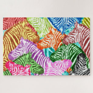 colourful zebras puzzle