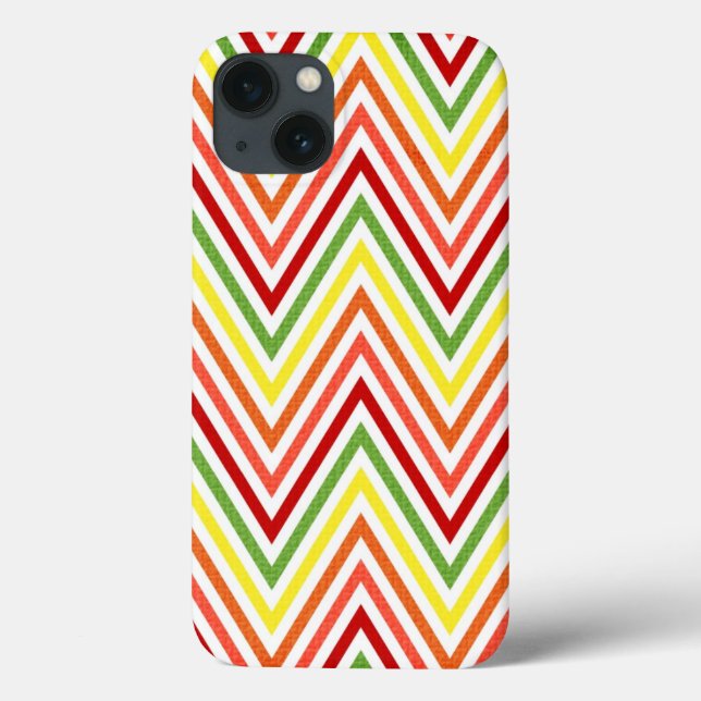 Colourful Zigzag Chevron Pattern Case-Mate iPhone Case (Back)