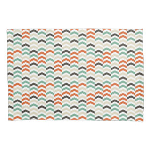 colourful zigzag pattern background  pillowcase
