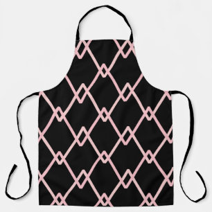 Colourful zigzag striped pattern background. Illus Apron