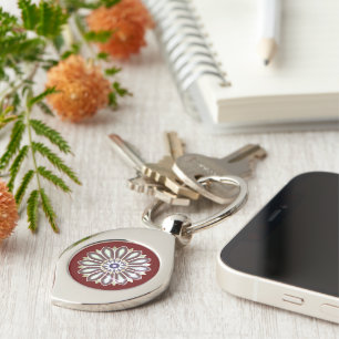 COLOURFULL FLOWER ART GIFT DAUGHTER MOM BOSS 2026 KEY RING