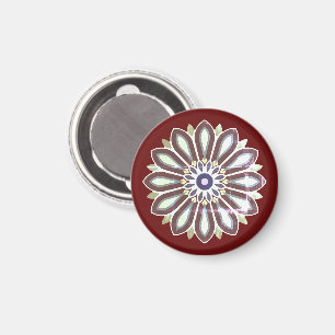 COLOURFULL FLOWER ART GIFT DAUGHTER MOM BOSS 2026 MAGNET