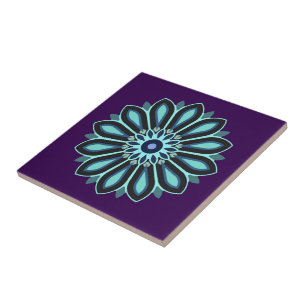 COLOURFULL FLOWER ART GIFT DAUGHTER MOM BOSS 2026 TILE